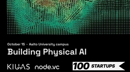 Promotional image for Kiuas + node.vc event