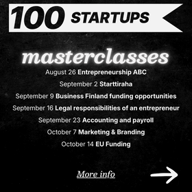 100STARTUPS' masterclasses